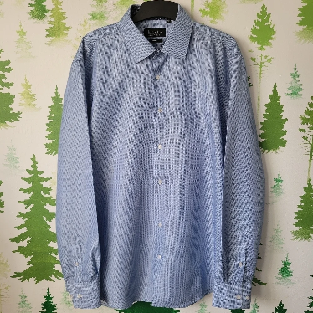 Nicole Miller Slim Fit Dress Shirt.